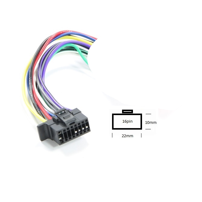Кабел, букса за автомобилно радио SONY, CDX/CDX-G/CDX-GT/MEX,2