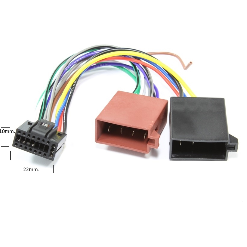 Кабел, букса за авто радио KENWOOD, KDC, KRC, KD-R, KMD, DPX, PS, Z