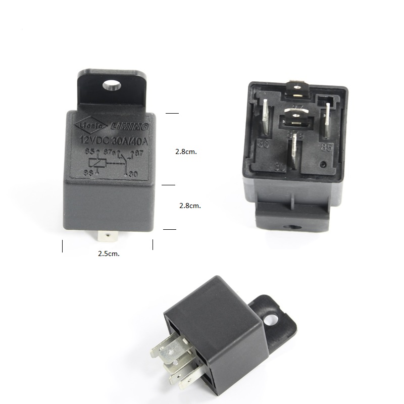 Реле 12V 30/40A 5-клеми