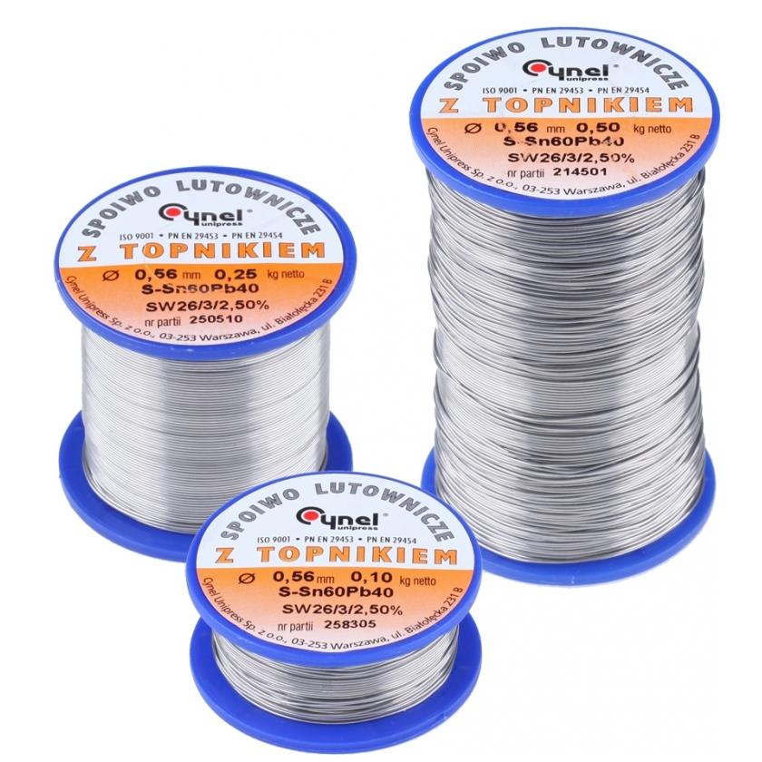 Тинол 0.9mm./100gr. SN60 PB40 CYNEL