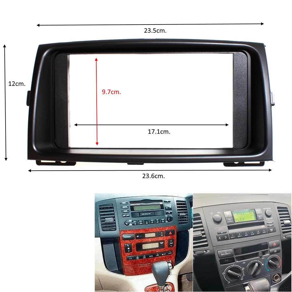 Рамка за мултимедия TOYOTA COROLLA VERSO I E120,2001+,2DIN