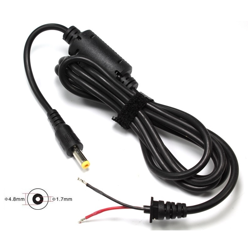 Букса за захранване на лаптоп с кабел DC 4.8/1.7mm. 18.5V 4.9A