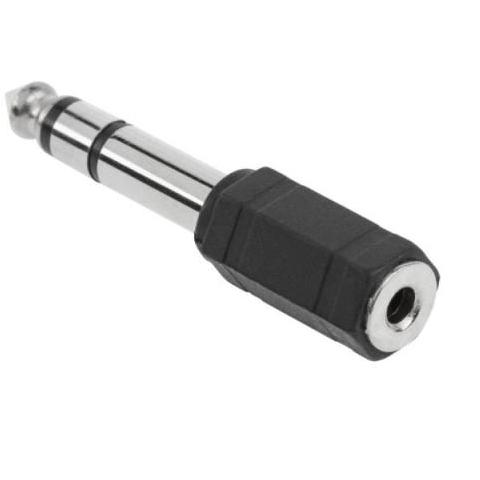Преход стерео жак 6.3/3.5mm.