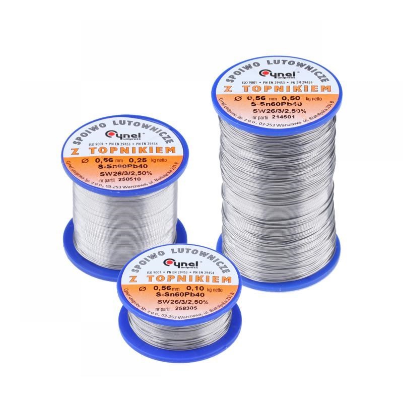 Тинол 1.2mm./500GR SN60 PB40 CYNEL