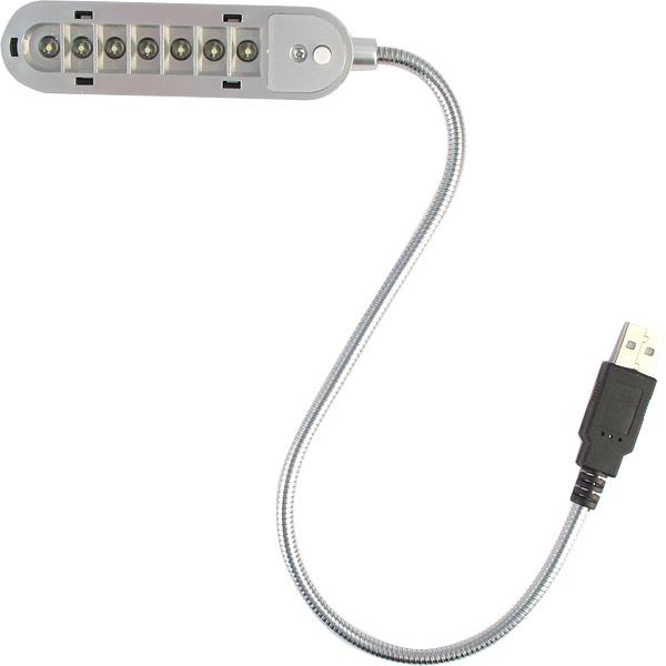 Лампа диодна с USB 7 LED QUER