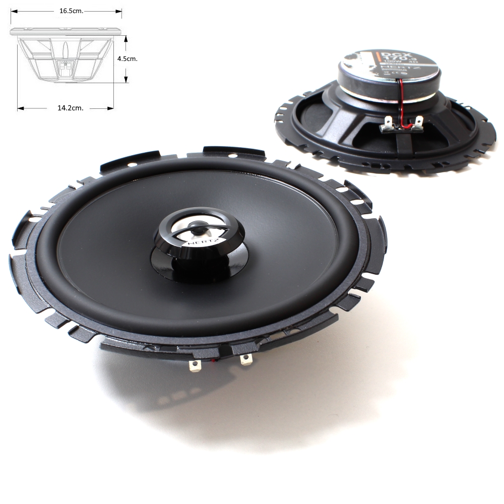 Говорители за автомобил HERTZ DCX-170.3 6.5" 16.5cm. комплект 2бр.