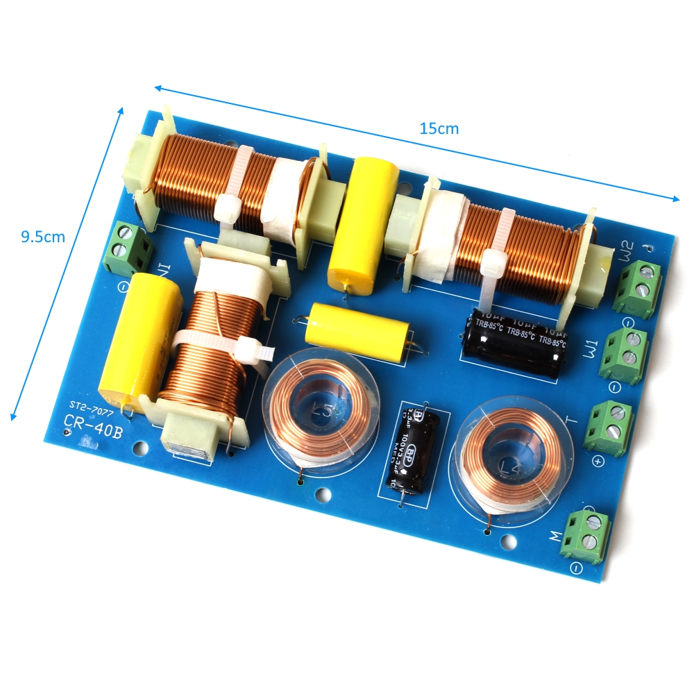 Трилентов филтър за тонколона 8ohm. 300W