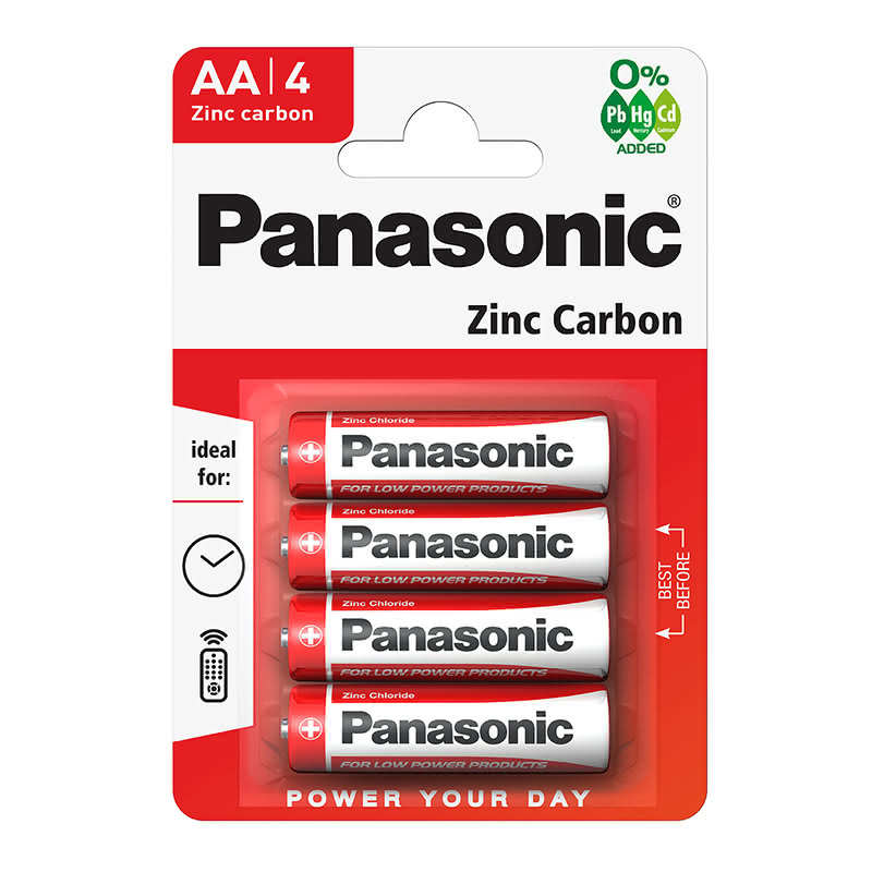 Батерия AA/R06 1.5V PANASONIC