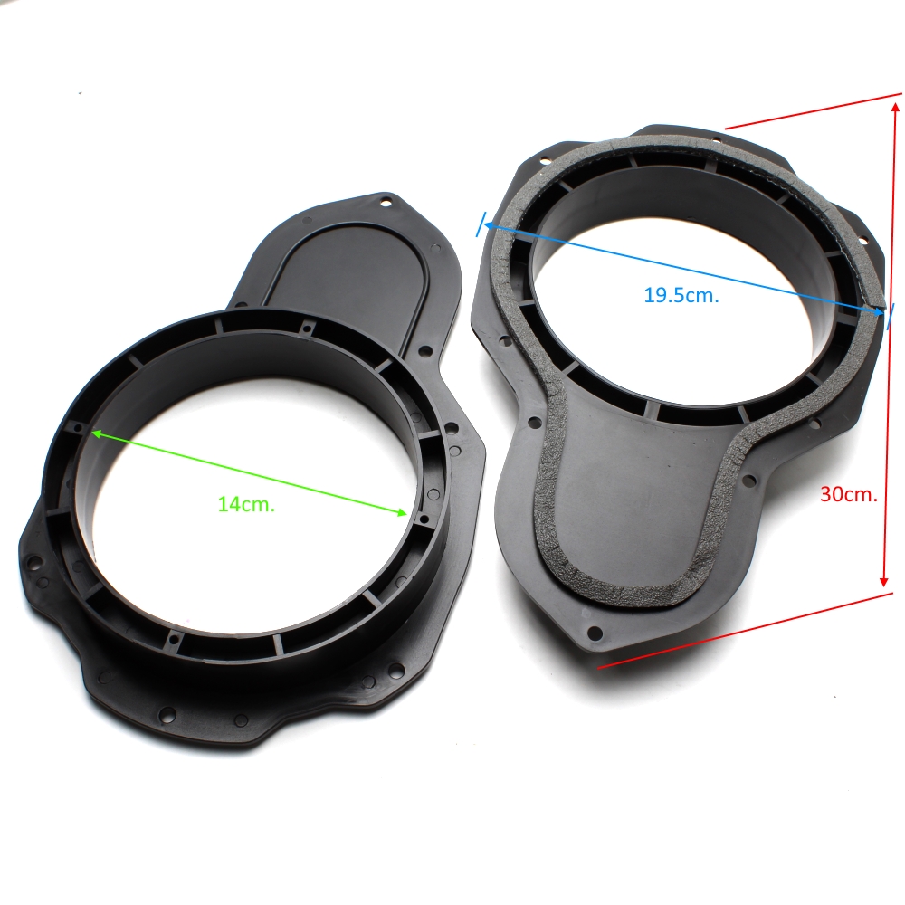 Фланци за говорители VW, PASSAT, B6, B7, CC,2бр., PVC