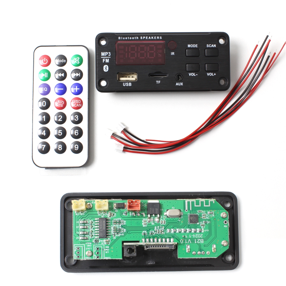 Платка, модул, кит MP3 USB/TF/Bluetooth/SQUARE