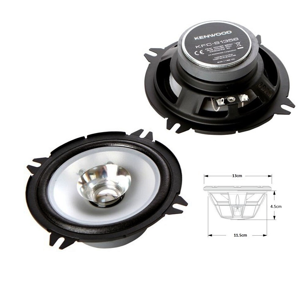 Говорители за автомобил KENWOOD KFC-S1356 5"/13cm. 2бр.