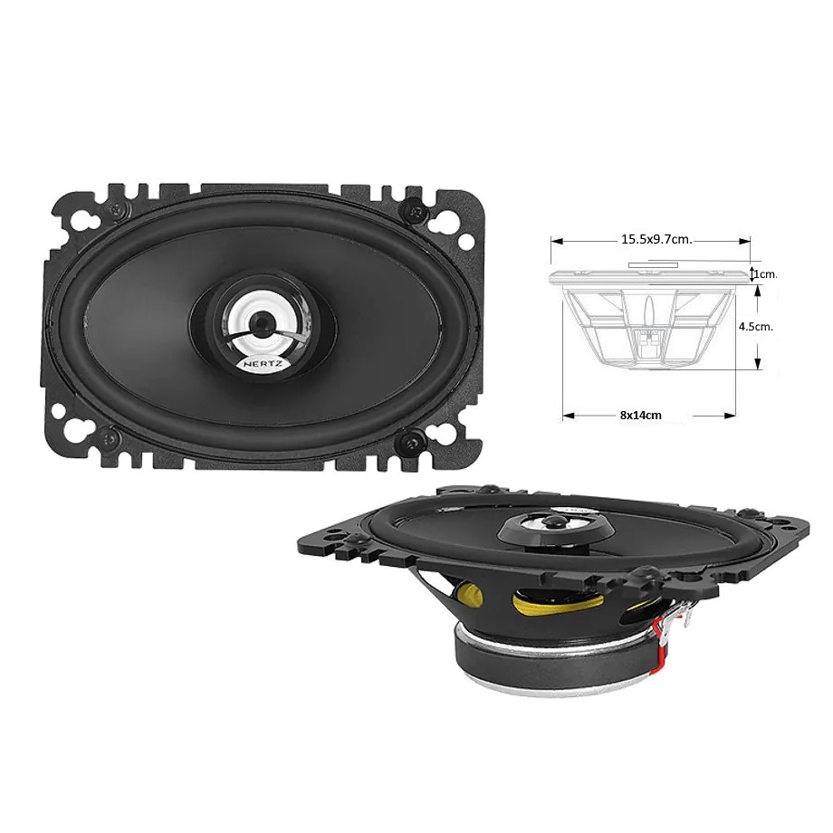 Говорители за автомобил HERTZ DCX-460.3,4х6",2бр.
