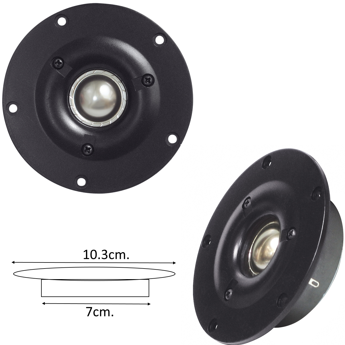 Високочестотен говорител 8ohm. 103mm. TITAN