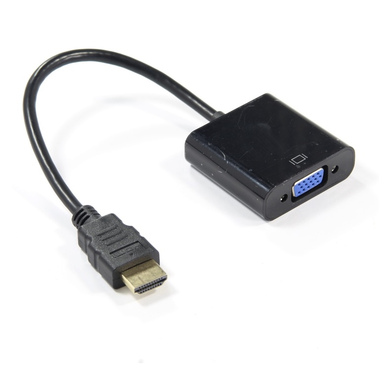 Конвертор преобразувател HDMI/VGA +аудио 3.5mm.