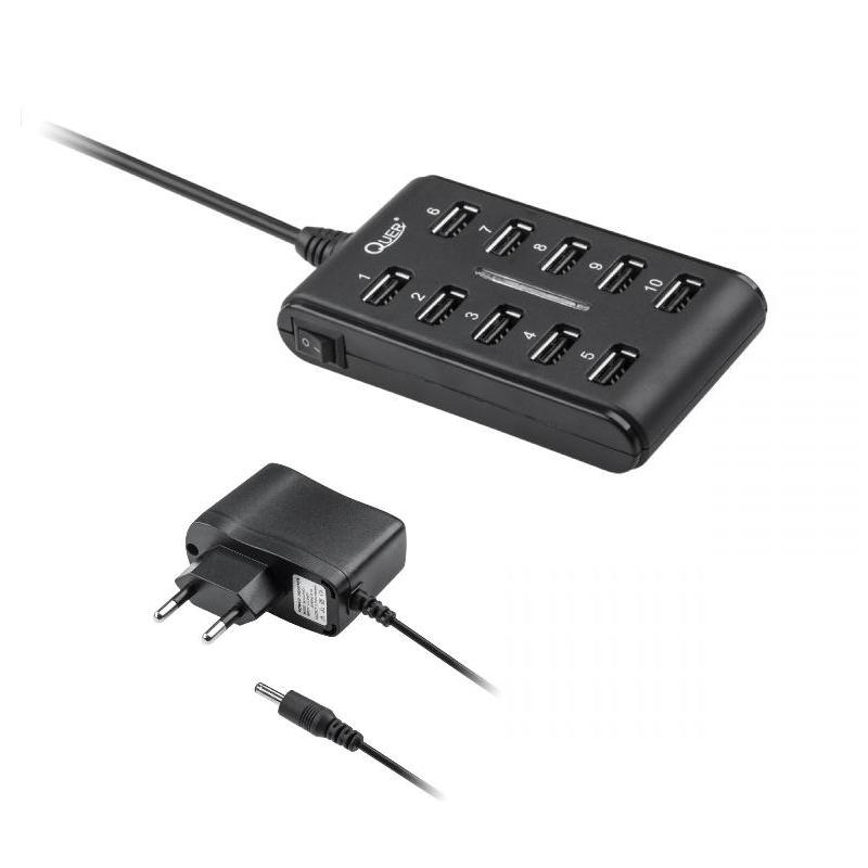 Хъб USB 1/10 USB QUER