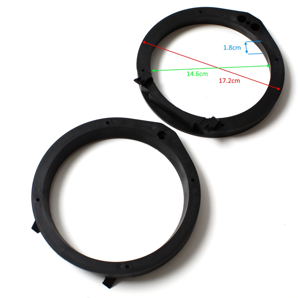 Фланци за говорители HONDA, CIVIC, ACCORD, JAZZ,16.5cm. 2бр.