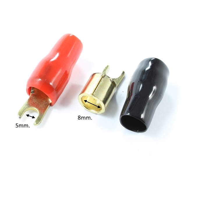 Кабелна клема, обувка 5.3mm/22mm2. KW57 1бр.