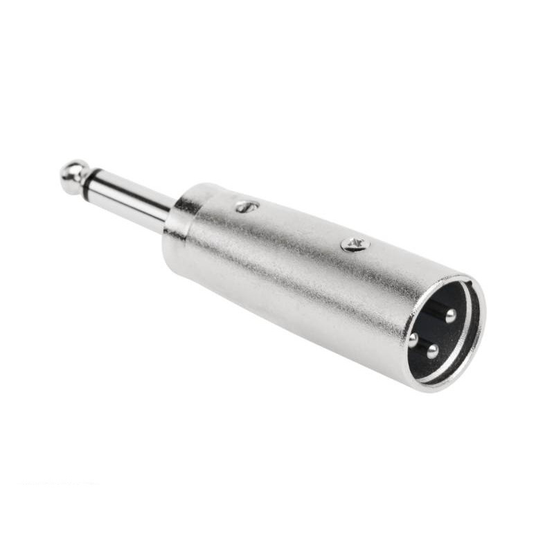 Преход жак 6.3mm.моно/канон за микрофон