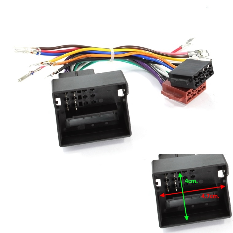 Конектор букса за автомобилно радио UNIVERSAL QUADLOCK ISO