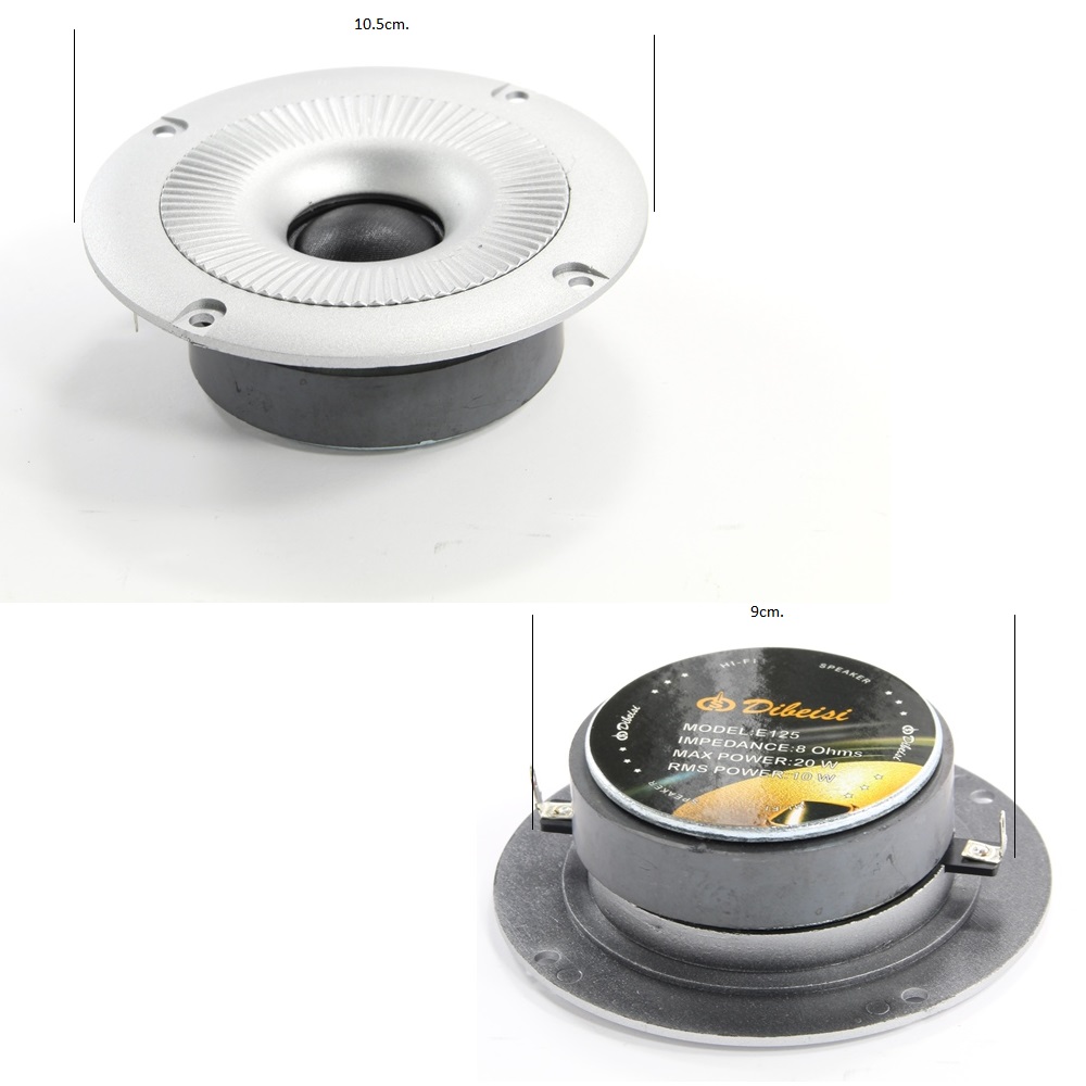 Високочестотен динамичен говорител DBS E125 8ohm.