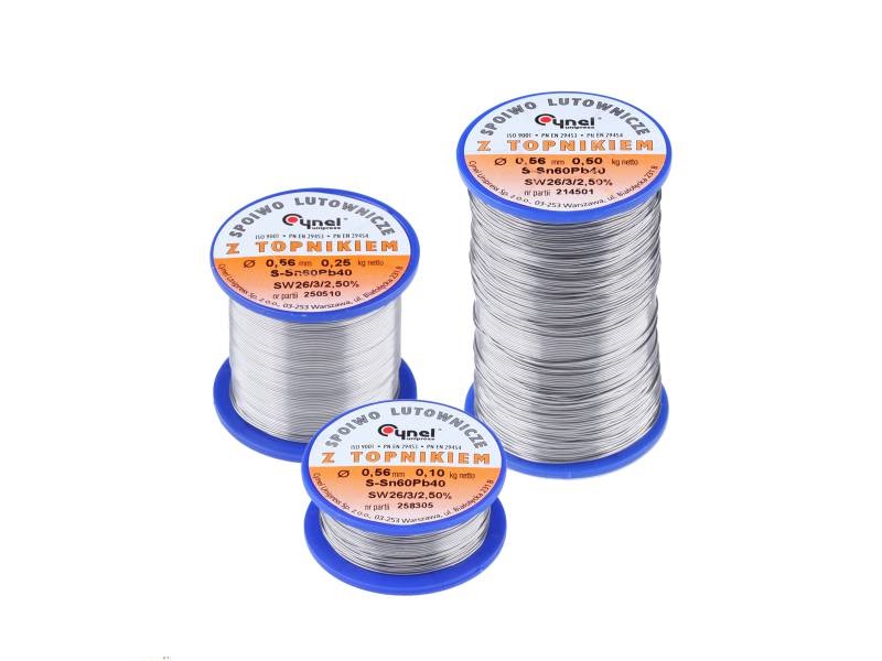 Тинол 0.5mm./250gr. SN60 PB40 CYNEL