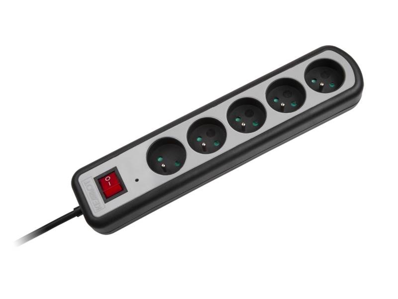 Разклонител 5 гнезда шуко с кабел 3m. 3x1.5mm.
