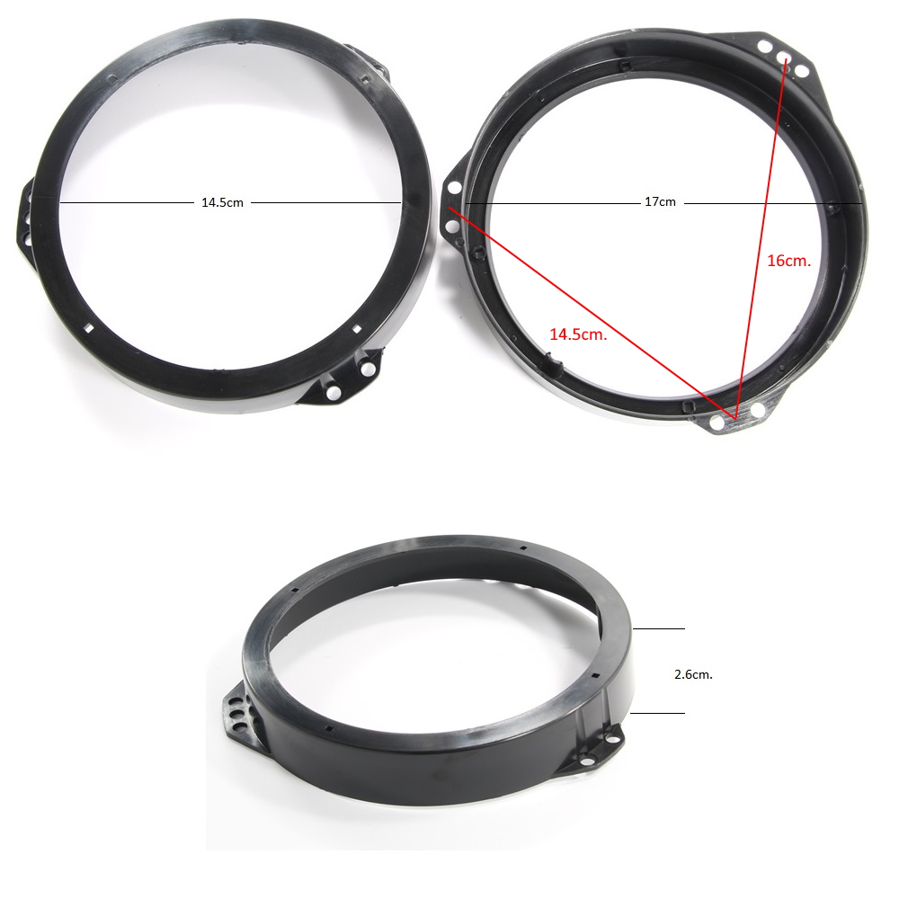 Фланци за говорители OPEL, ASTRA F/G, MERIVA A, ZAFIRA A,2бр.