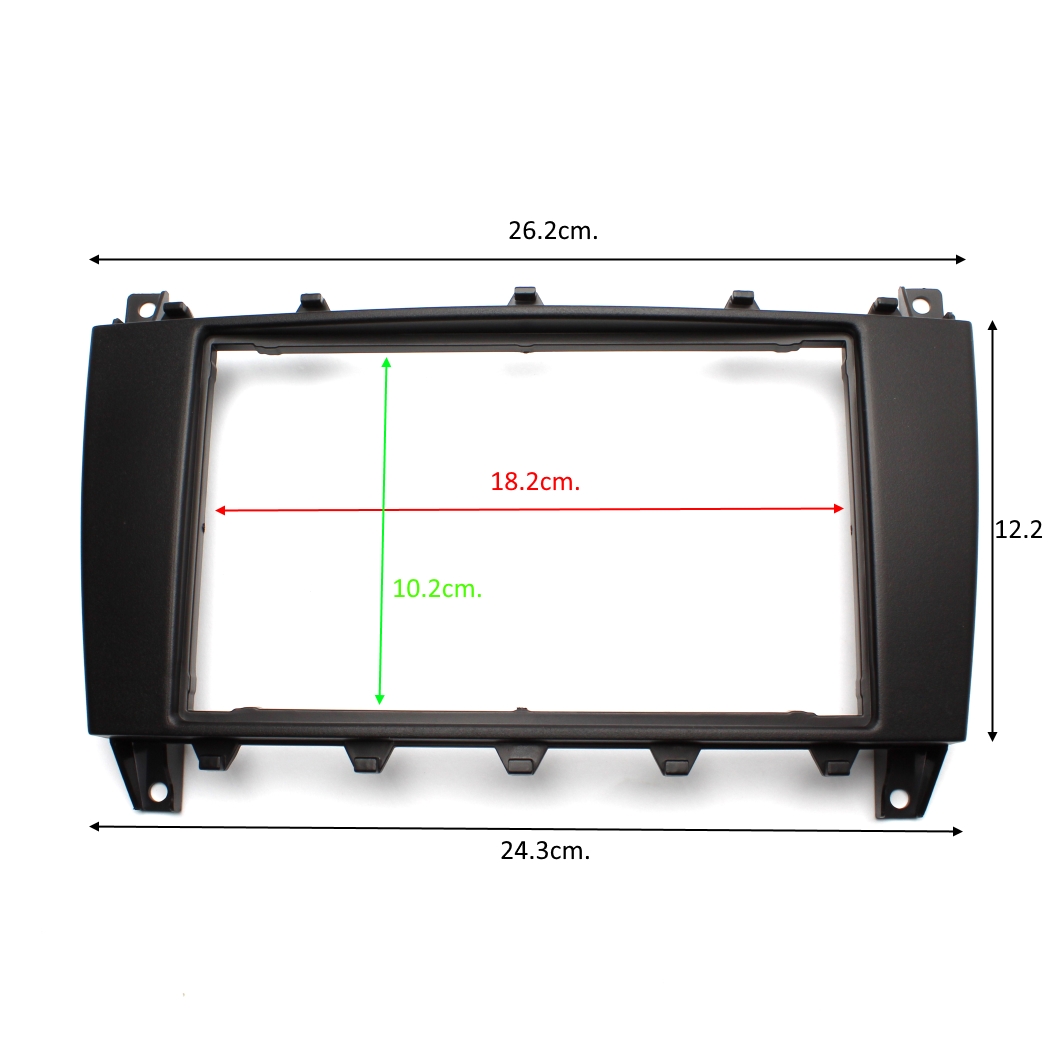 Рамка за медия 2DIN MERCEDES C(W203), (CL203), CLK(W209), G(W463)