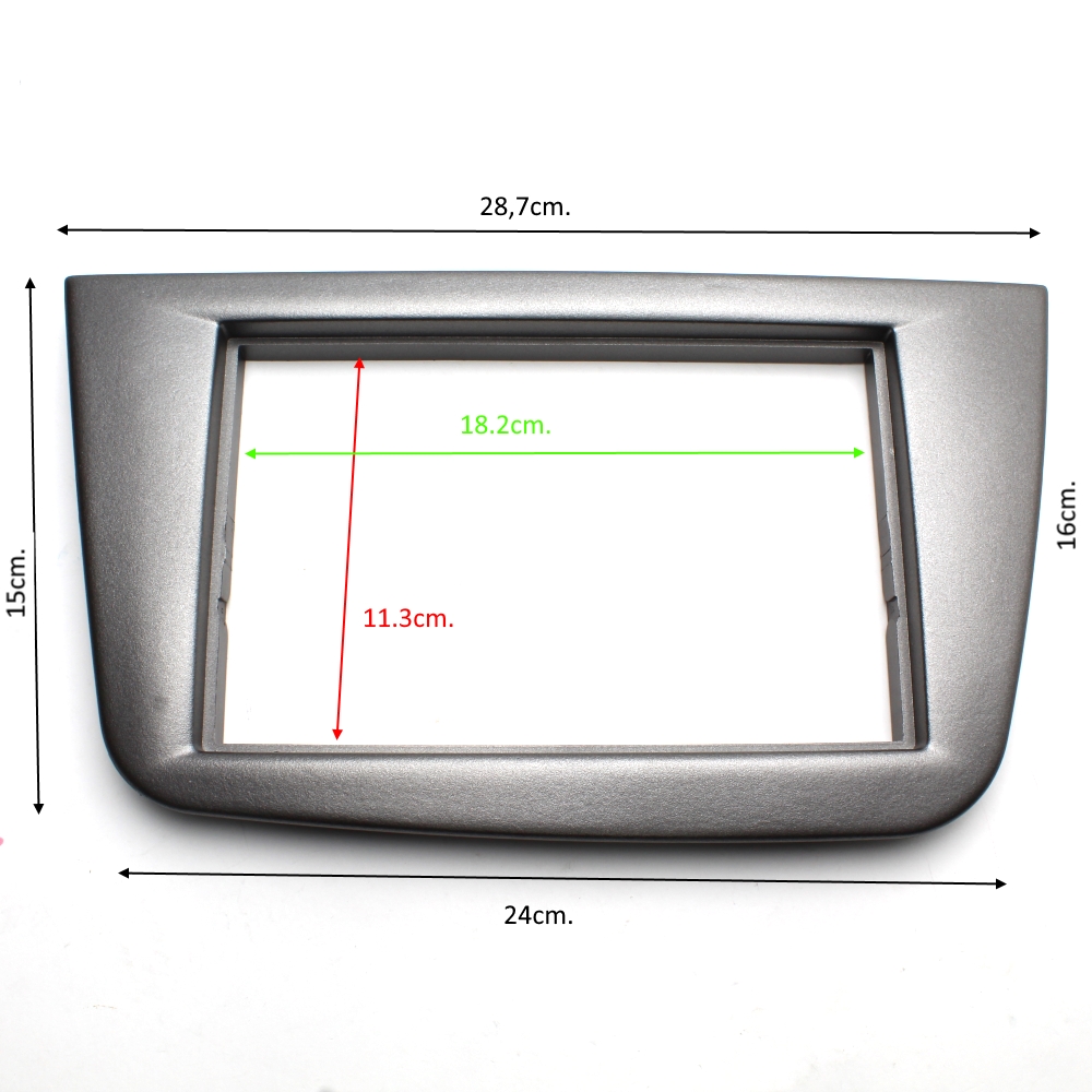 Рамка за мултимедия SEAT, ALTEA/XL 5P, TOLEDO III 5P, антрацит