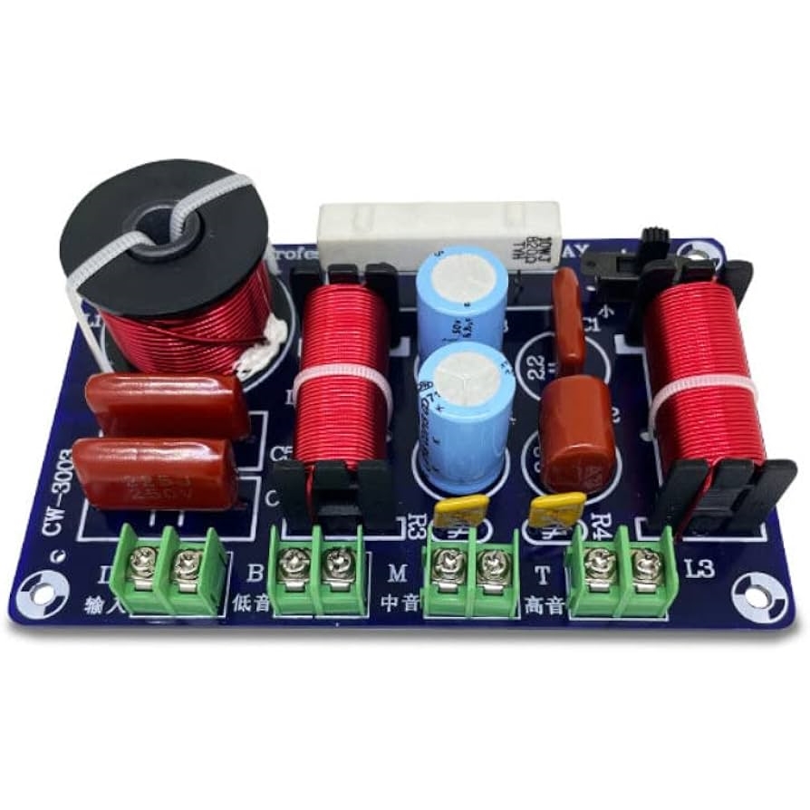 Трилентов филтър за тонколони,4-8ohm. 250W,3003