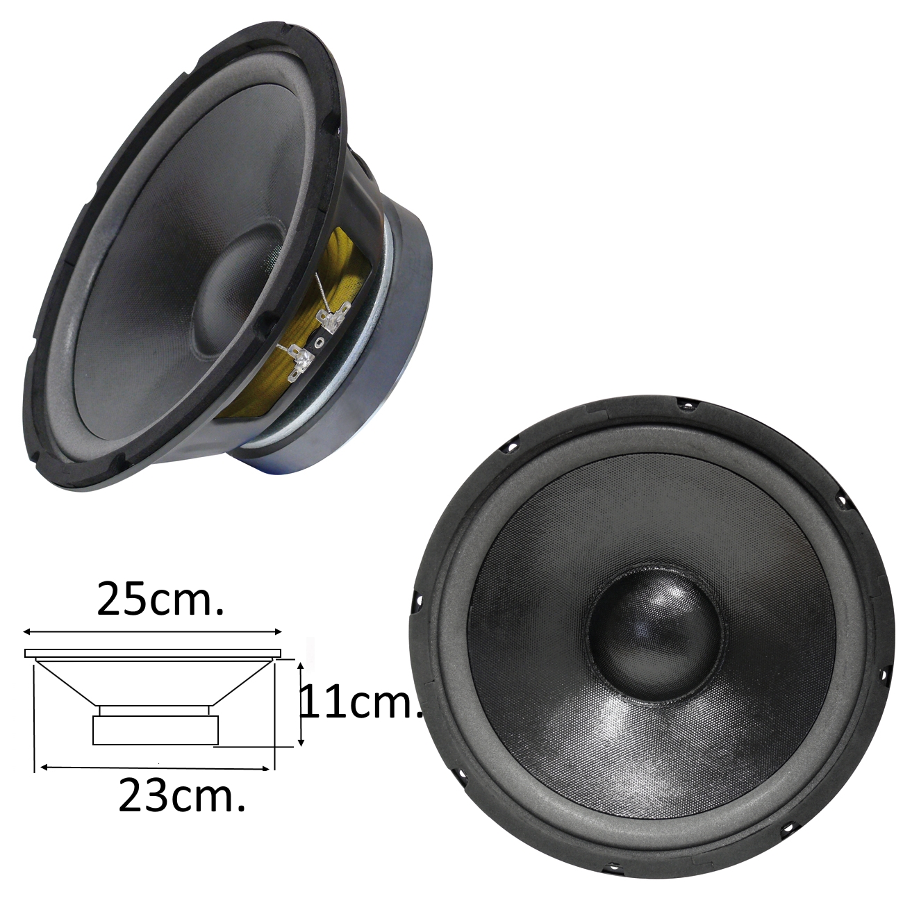Нискочестотен басов говорител 10" 8ohm. HI-FI