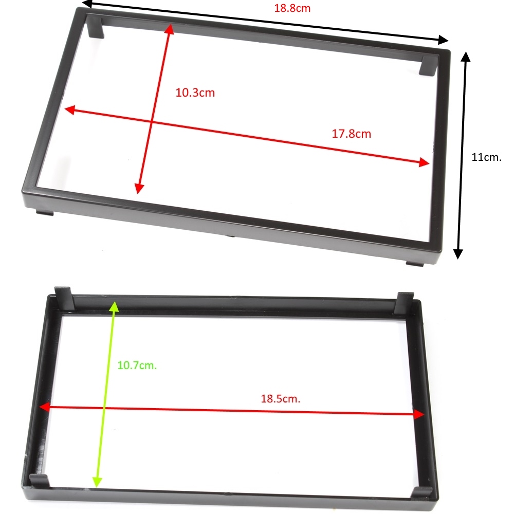 Универсална рамка 2DIN 110x188mm. 103x178mm.