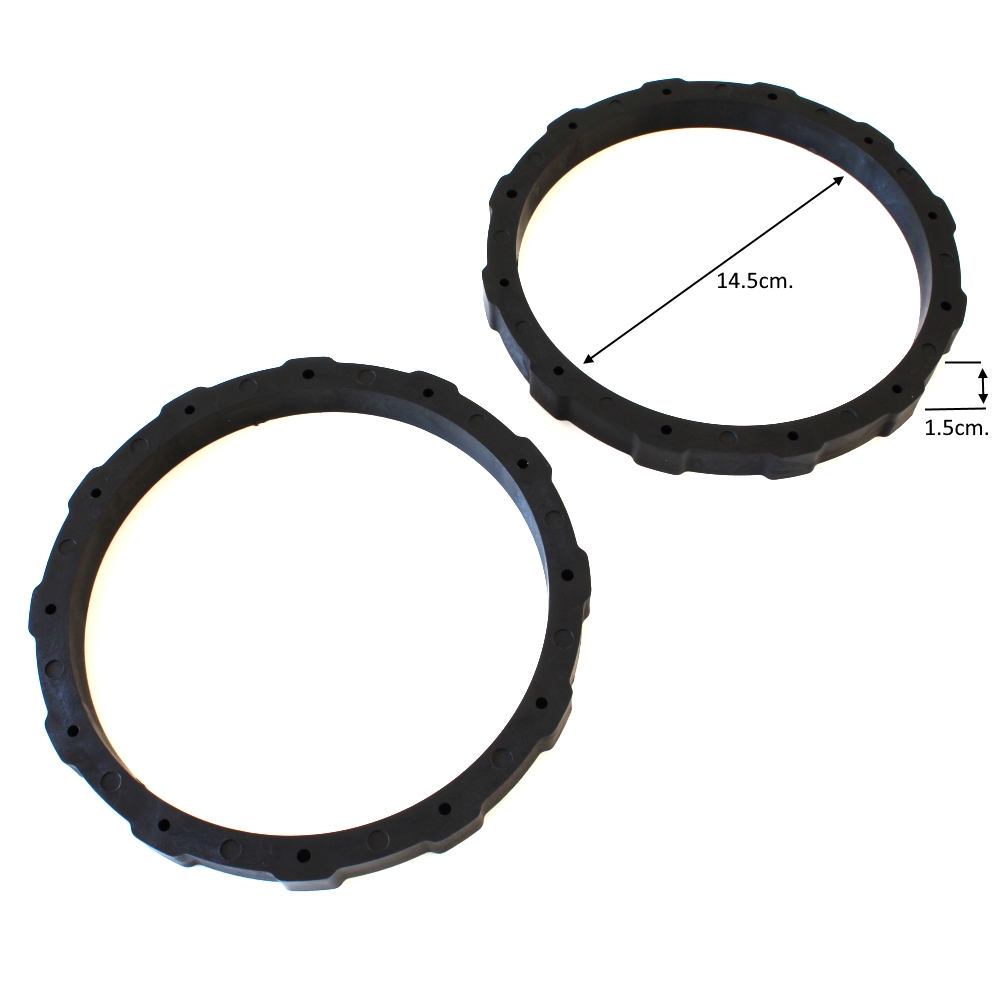Универсални фланци за авто говорители 16.5cm./1.5cm. pvc