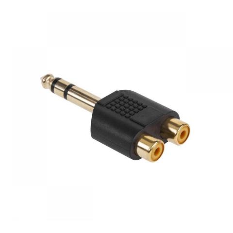 Преход 6.3 стерео/2xRCA GOLD