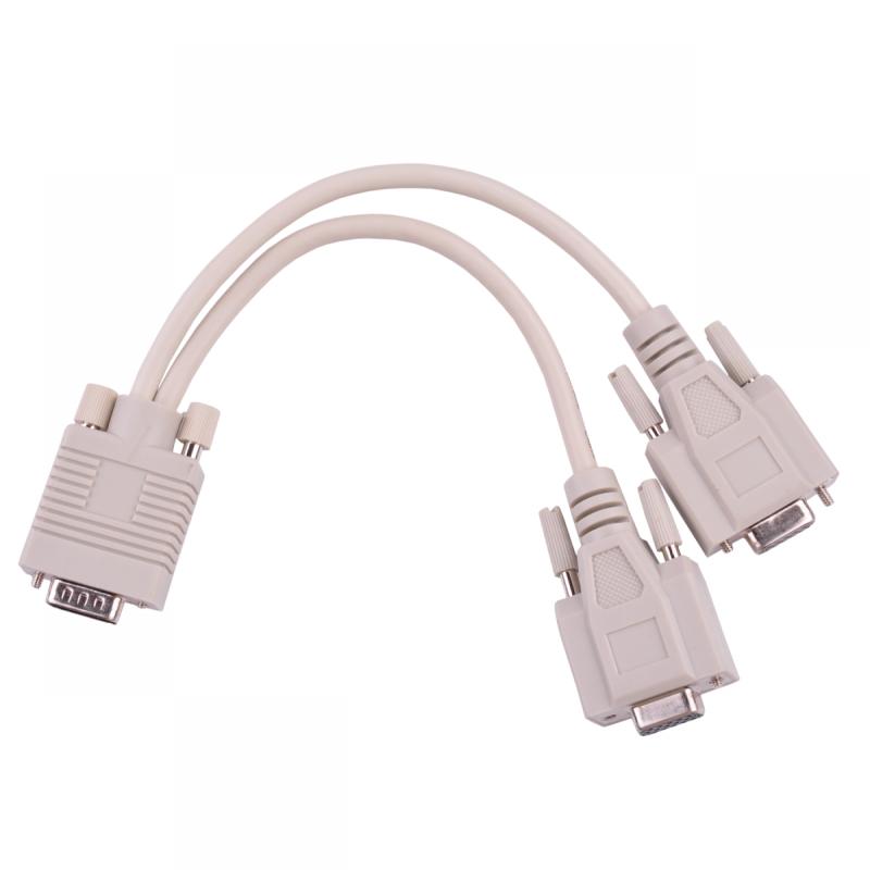 Кабел VGA/2xVGA женски